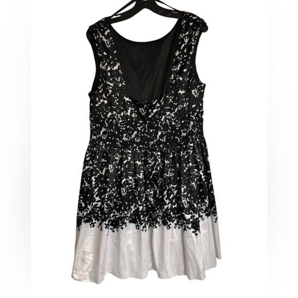 Jessica Simpson Black and White Party Dress Size 16W - Picture 2 of 5